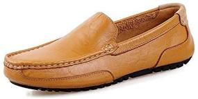 img 1 attached to Loafers Premium Leather Breathable Driving