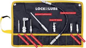 img 3 attached to 🔧 Enhance Greasing Efficiency with LockNLube 8-Piece Quick Connect Greasing Accessory Kit