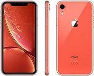 восстановленный apple iphone xr 📱 - 64 гб, цвет коралл - версия для сша - at&t logo