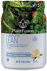 img 4 attached to 🌱 PlantFusion Complete Lean Plant-Based Weight Loss Protein Powder: Controls Appetite, Supports Blood Sugar, and Boosts Digestion with Superfoods & Enzymes - Gluten-Free, Vegan, Non-GMO, Vanilla Flavor, 14.82 oz