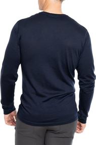 img 3 attached to Woolly Clothing Merino Sleeve V Neck Men's Clothing and Active