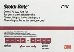 img 1 attached to 🧽 3M Scotch-Brite General Purpose Hand Pad, 6x9 Inches, Pack of 20 Pads: Versatile Cleaning Solution