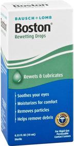 img 2 attached to 👁️ Boston Contact Lens Solution, Gas Permeable Rewetting Solution, 0.33 Fl Oz