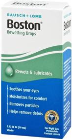 img 1 attached to 👁️ Boston Contact Lens Solution, Gas Permeable Rewetting Solution, 0.33 Fl Oz