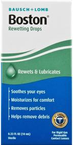 img 4 attached to 👁️ Boston Contact Lens Solution, Gas Permeable Rewetting Solution, 0.33 Fl Oz