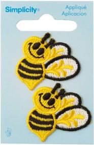 img 1 attached to Wrights Iron Appliques Bumble Bees X1 1