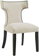 modway mid century modern upholstered nailhead furniture for kitchen furniture logo