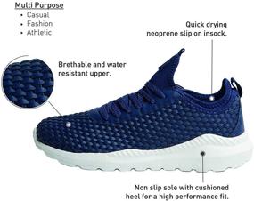 img 3 attached to 👟 Urban Fit Men's Waterproof Lightweight Shoes: Combining Style and Functionality with Fashion Sneakers