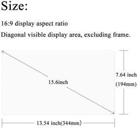 img 3 attached to 📱 [2 упаковки] Матовая защитная пленка от бликов на экран 15.6" для Samsung Galaxy Book Pro/Pro 360 / Galaxy Book Flex/Galaxy Book Ion/Chromebook 4+ серии с ноутбуком соотношения сторон 16:9 - прозрачное матовое покрытие.