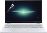 📱 [2 упаковки] матовая защитная пленка от бликов на экран 15.6" для samsung galaxy book pro/pro 360 / galaxy book flex/galaxy book ion/chromebook 4+ серии с ноутбуком соотношения сторон 16:9 - прозрачное матовое покрытие. логотип