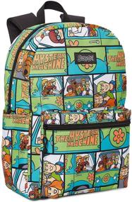 img 2 attached to 🎒 Scooby Doo Flocked Multi-Pocket Backpack with Characters