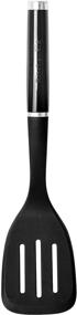 img 3 attached to KitchenAid Classic Slotted Turner, One Size, Black 2, 🍳 13.66-Inch: Ideal Kitchen Tool for Effortless Cooking & Flipping