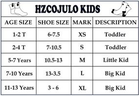 img 3 attached to 🧦 Hzcojulo Kids Toddler Half Cushion Low Cut Athletic Ankle Cotton Socks for Boys Girls - Sizes 1-15 Years (12 Pairs)