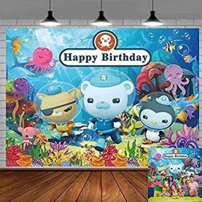 img 2 attached to 🌊 Underwater Adventure: Octonauts Backdrop and Party Supplies for a Memorable Boy's Birthday Party!