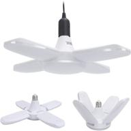 💡 adjustable trilights led garage ceiling light - 60w, 6000lumens, 6000k nature light for garage and warehouse логотип