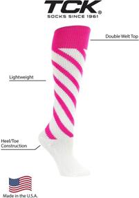 img 2 attached to Футбольные носки TCK Candy Stripes