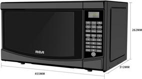 img 3 attached to 🔘 Black RCA RMW953 Microwave Oven - 0.9 Cubic Foot