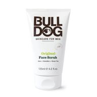 optimize your skincare routine with meet the bull dog original face scrub, 4.2 fluid ounce logo