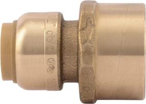 img 4 attached to 🔌 SharkBite U068LFA 1/2" x 3/4" Female Reducing Adapter, FNPT RT LF, Push-to-Connect, PEX, Copper, CPVC