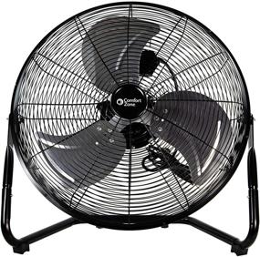 img 4 attached to 🌀 Enhanced CZHV20BK 20-Inch 3-Speed High-Velocity Floor Fan with 360° Adjustable Tilt for Optimal Comfort