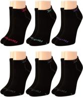 reebok women’s performance cushioned low cut socks - athletic socks (6 pack) логотип