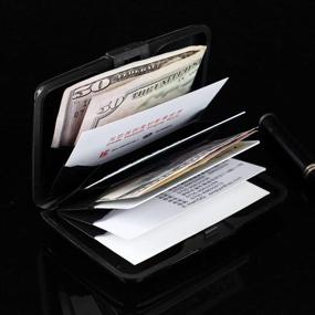 img 1 attached to ECM05A05 Aluminum Designer Business Epoint Men's Accessories for Wallets, Card Cases & Money Organizers