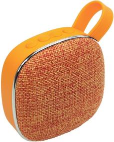 img 4 attached to 🔊 Enhance your Audio Experience with a Portable Wireless Bluetooth Speaker – FM Radio, Built-in Mic, High Fidelity Sound, Powerful Bass, Micro SD Playback, USB Charging, Hands-Free Calls & More – Orange