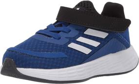 img 4 attached to Кроссовки Adidas Duramo для девочек черного цвета с белым: комфорт и стиль в одном.