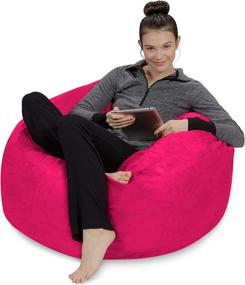 img 2 attached to Sofa Sack Microsuede Furniture Accessories Furniture in Game & Recreation Room Furniture