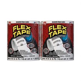 img 4 attached to Flex Tape Rubberized Waterproof White Painting Supplies & Wall Treatments