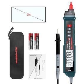 img 4 attached to 📏 Pen-type Digital Multimeter: Versatile Electrical Tester with NCV, AC/DC Voltmeter Ammeter Ohmmeter, Resistance, Live Line Testing, Backlit Display, and Flashlight