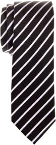 img 2 attached to Retreez Regimental Striped Microfiber Skinny Men's Accessories for Ties, Cummerbunds & Pocket Squares