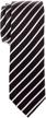retreez regimental striped microfiber skinny men's accessories for ties, cummerbunds & pocket squares logo