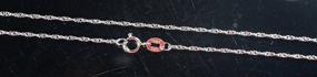 img 2 attached to Tingle Sterling Necklace Rhodium Italian