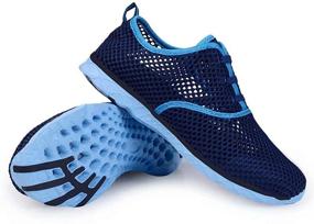 img 1 attached to Voxge Quick-Drying Water Shoes: Stylish Beach Footwear for Men and Women, Lightweight and Non-Slip