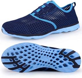 img 3 attached to Voxge Quick-Drying Water Shoes: Stylish Beach Footwear for Men and Women, Lightweight and Non-Slip