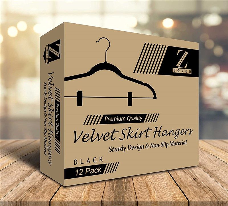 ZOYER Plastic Hangers (60 Pack) Standard Long Lasting Tubular