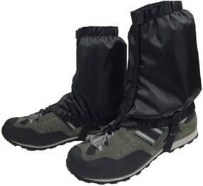 img 2 attached to Premium HomDSim Leg Gaiters: Waterproof & Anti-Tear Ankle Gaiters for Outdoor Activities - Hiking, Walking, Climbing, Hunting, Snow Legging Gaiters
