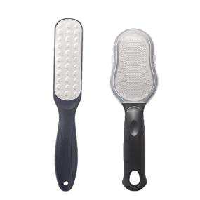 img 4 attached to FOREADA 2-Piece Foot File Callus Set - Stainless Steel Foot Rasp &amp; Dual Sided Foot File for Professional Pedicure - Premium Foot Scrubber to Remove Corns, Dead Skin, and Cocoon on Both Wet and Dry Feet