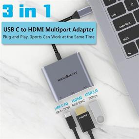 img 3 attached to USB HDMI Adapter Charging Multiport