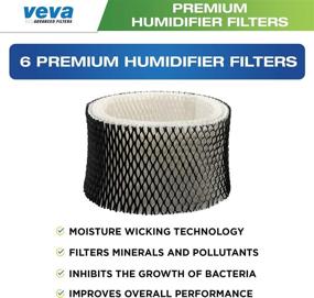 img 3 attached to 🔍 VEVA 6 Pack Premium Humidifier Filters Replacement for Holmes HWF62, HWF62S & Sunbeam Cool Mist Humidifiers - High-Quality Filters & Improved Humidification Performance