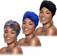 fashionable mudder women's turban: style and comfort combined logo