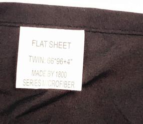 img 1 attached to 4U&#39;LIFE Flat Sheets (5-Pack) - Ultra Soft Microfiber Experience, Twin Size, Dark Brown (Pack of 5)