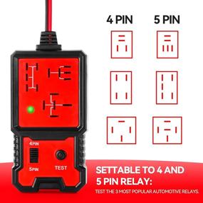 img 2 attached to 🔌 Auto Car Diagnostic Relay Tester Kit - 12V Electronic Automotive Battery Checker Tool for Automotive Relays