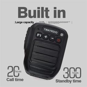 img 2 attached to 📻 TWAYRDIO Two-Way Radio Portable Microphone Bluetooth Walkie Talkie Speaker MIC for Motorola XPR Series Handheld Radios - Enhance Communication Efficiency