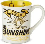 ☀️ enesco 6002464 sunshine stoneware: vibrant ounces of happiness логотип