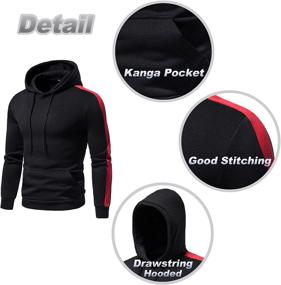 img 3 attached to DEAREBA Athletic Tracksuits for Casual Jogging