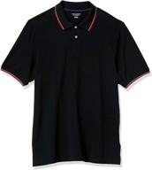 amazon essentials regular fit cotton pique men's clothing and shirts logo