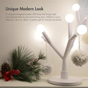 img 3 attached to 🌼 Tenergy Lumi Bloom Modern Table Lamp: Transformable DIY Nightstand Lamp with 8 Warm White Bulbs for Creative Living Room, Bedroom, and Office Lighting - Ideal Gift