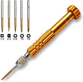 img 4 attached to 🔧 Compact YANPLS Small Screwdriver Watch Glasses Mini Set: Precision Kit for Electronics and Eyeglasses